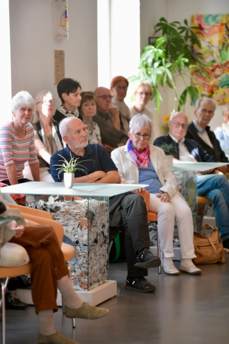 Vernissage „GOETHEs TREIBEN“ © Manuela Weiß | Die Kulturfabrik, Ilmenau Vernissage "GOETHEs TREIBEN" © Manuela Weiß | Die Kulturfabrik, Ilmenau