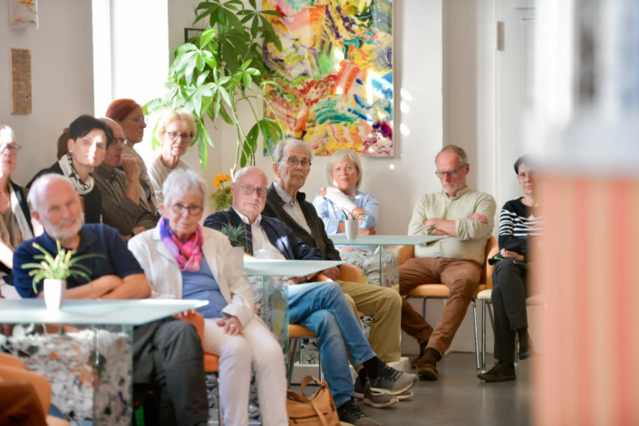 Vernissage „GOETHEs TREIBEN“ © Manuela Weiß | Die Kulturfabrik, Ilmenau Vernissage "GOETHEs TREIBEN" © Manuela Weiß | Die Kulturfabrik, Ilmenau