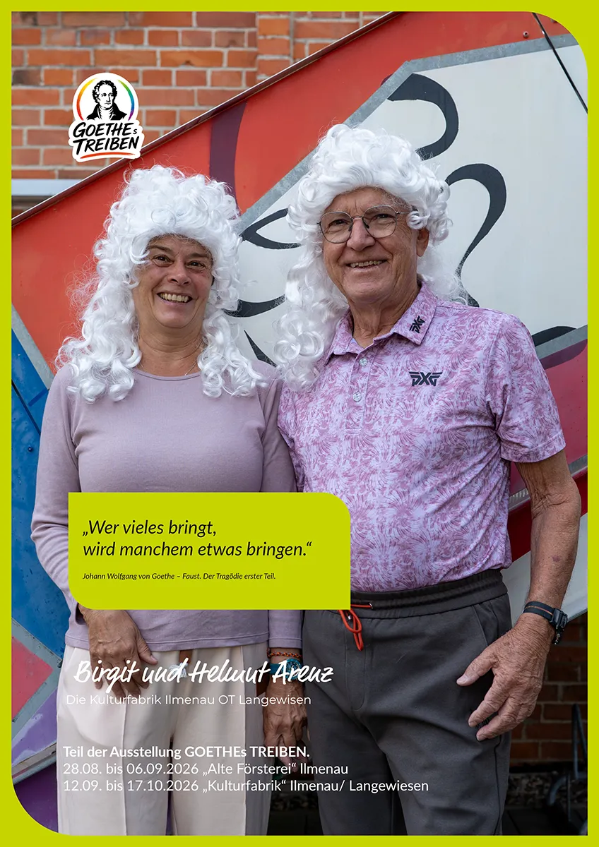 Birgit und Helmut Arenz, Die Kulturfabrik, Ilmenau OT Langewiesen Birgit und Helmut Arenz, Die Kulturfabrik, Ilmenau OT Langewiesen